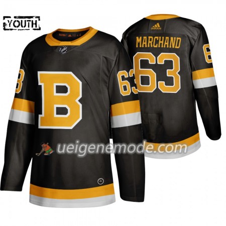 Kinder Eishockey Boston Bruins Trikot Brad Marchand 63 Adidas 2019-2020 Schwarz Authentic